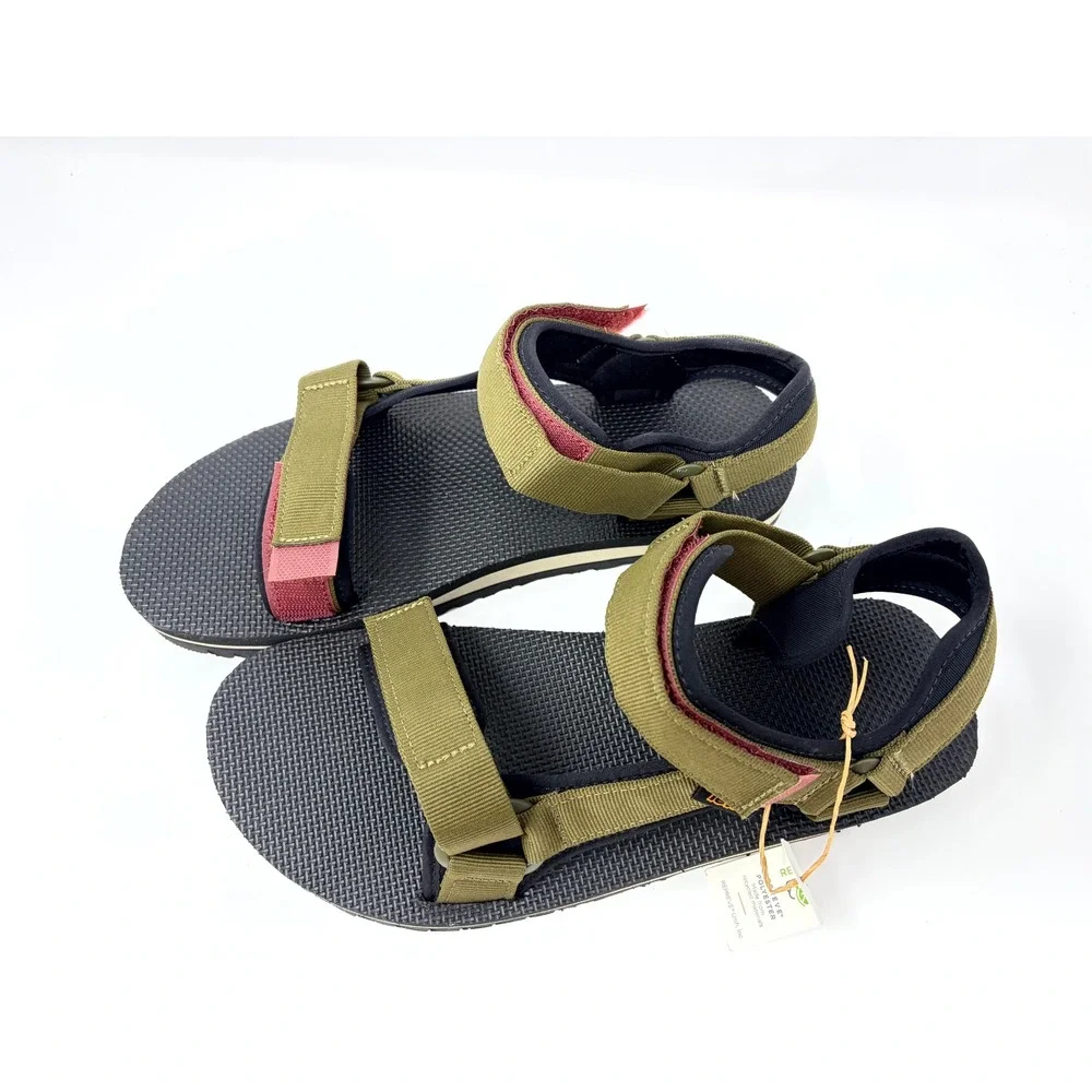 Teva Universal Trail Sandals Mens 11 Dark Olive Green Vibram Hiking 1106786